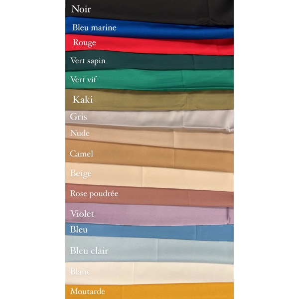 Carré De Soie Uni 70x70  - 1