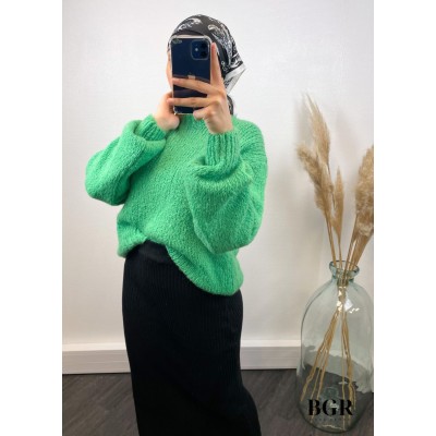 JUPE LONGUE DROITE EN TRICOT NOIRE 2