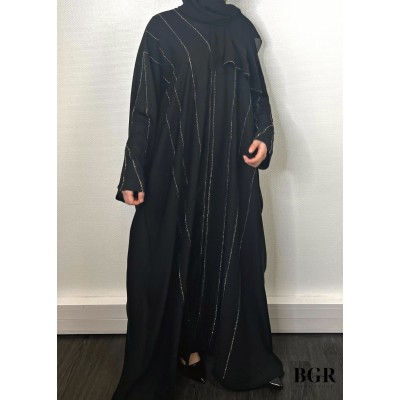 Abaya Dubaï Nour Noir 2