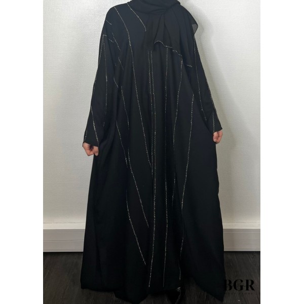 Abaya Dubaï Nour Noir
