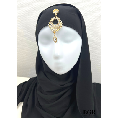 "Bijoux de hijab fantaisie pour femme : ajoutez une touche d'élégance à votre tenue pour les mariages et les occasions spéciales 2