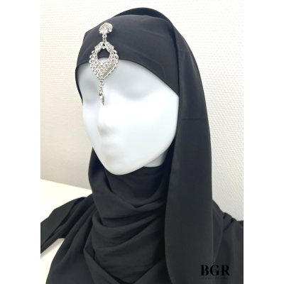 "Bijoux de hijab fantaisie pour femme : ajoutez une touche d'élégance à votre tenue pour les mariages et les occasions spéciales 2