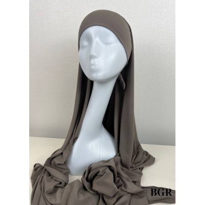 Hijab facile à enfiler jersey premium 2