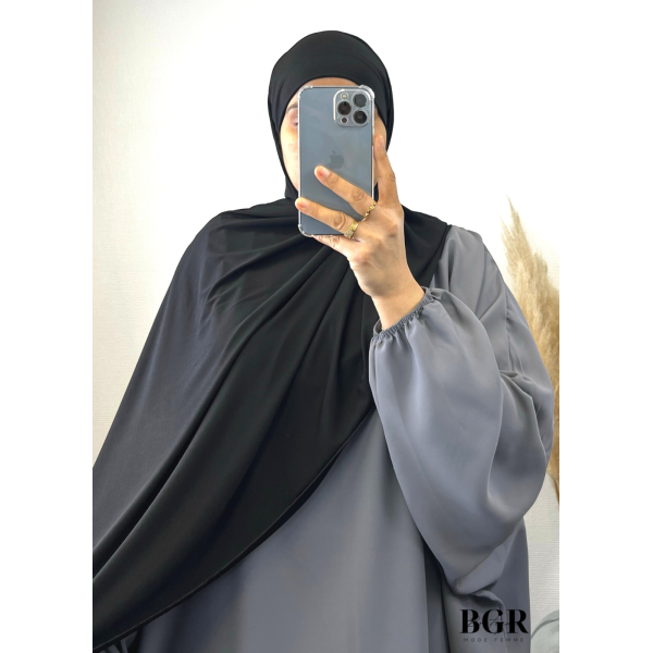 Hijab facile à enfiler jersey premium