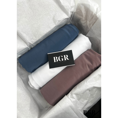 Box de 3 Hijabs en Jersey Premium au Choix - Personnalisez votre Ensemble de Hijabs - BGRBoutique