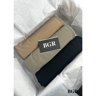 Box de 3 Hijabs en Jersey Premium au Choix - Personnalisez votre Ensemble de Hijabs - BGRBoutique 2