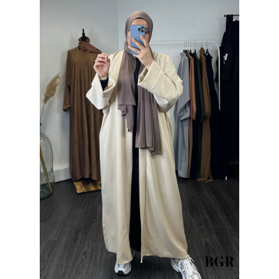 Kimono long uni pour femme - Disponible en plusieurs couleurs | BGR Boutique 2