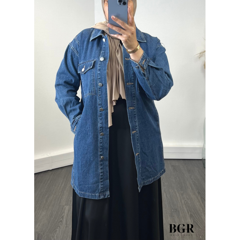Veste denim stone