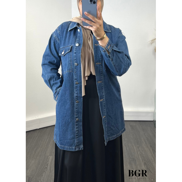 Veste denim stone