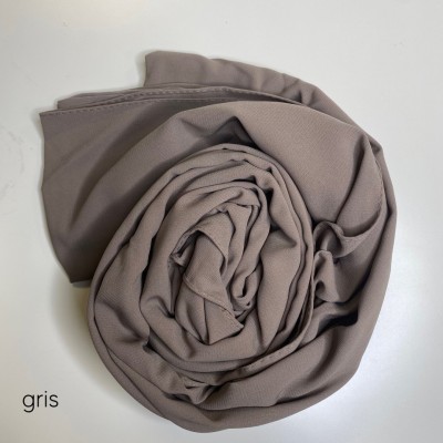 Hijab Soie de Médine avec bonnet intégré  - 1 2