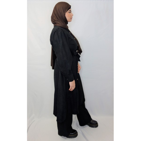 Robe tunique Yass noir  - 4