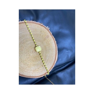 Chaine de cheville Color Jaune  - 1 2