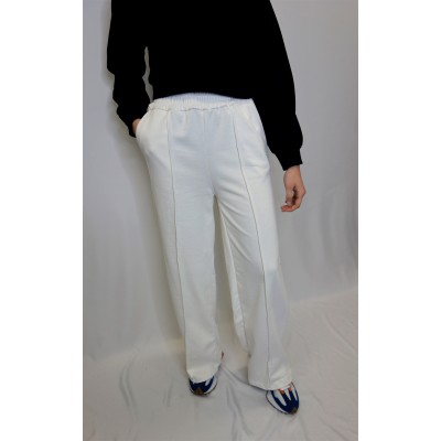 Pantalon Jogging Large Taille Haute  - 1 2