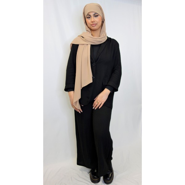 Tailleur Femme Tissus Effet Lin  - 5
